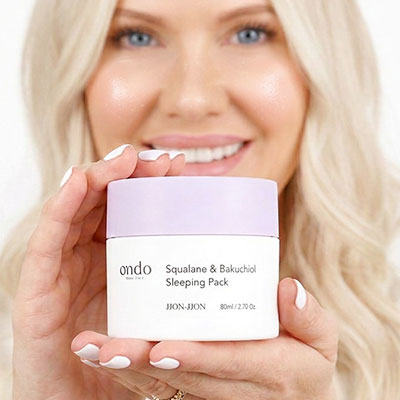 Ondo Beauty Squalane & Bakuchiol Sleeping Pack how to use - Step 6