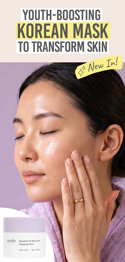 Ondo Beauty Squalane & Bakuchiol Sleeping Pack - Beauty and the Boutique - Youth-boosting Koran mask to transform skin