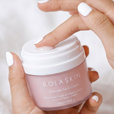 Rola Skin Delicate Face Cream how to use - Step 1