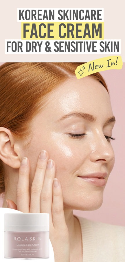 Rola Skin Delicate Face Cream - Beauty and the Boutique - Korean skincare face cream for sensitive. dry skin