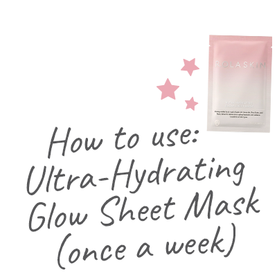 Rola Skin Ultra Hydrating Glow Sheet Mask & Glow Restore Eye Patches how to use - Use 1