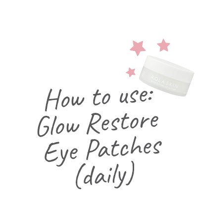 Rola Skin Ultra Hydrating Glow Sheet Mask & Glow Restore Eye Patches how to use -Use 2