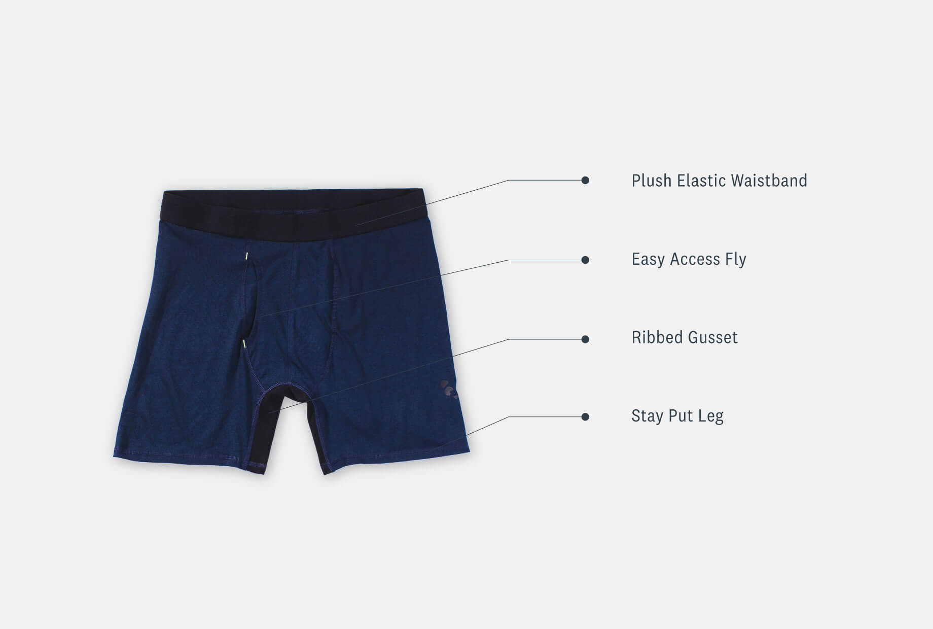 Men's Bamboo Bam(Bare) Boxer Brief Underwear
