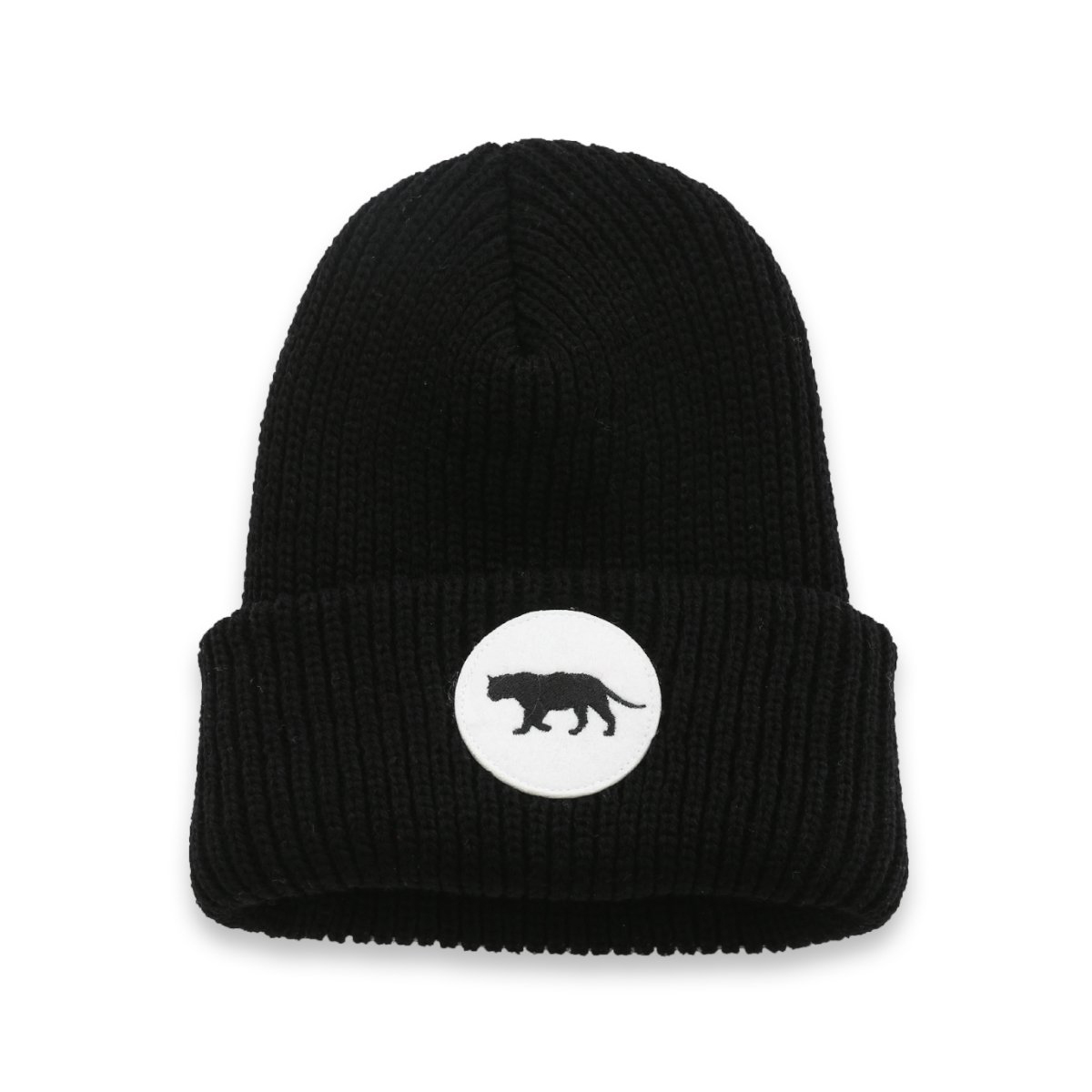Equator Black Knit Beanie