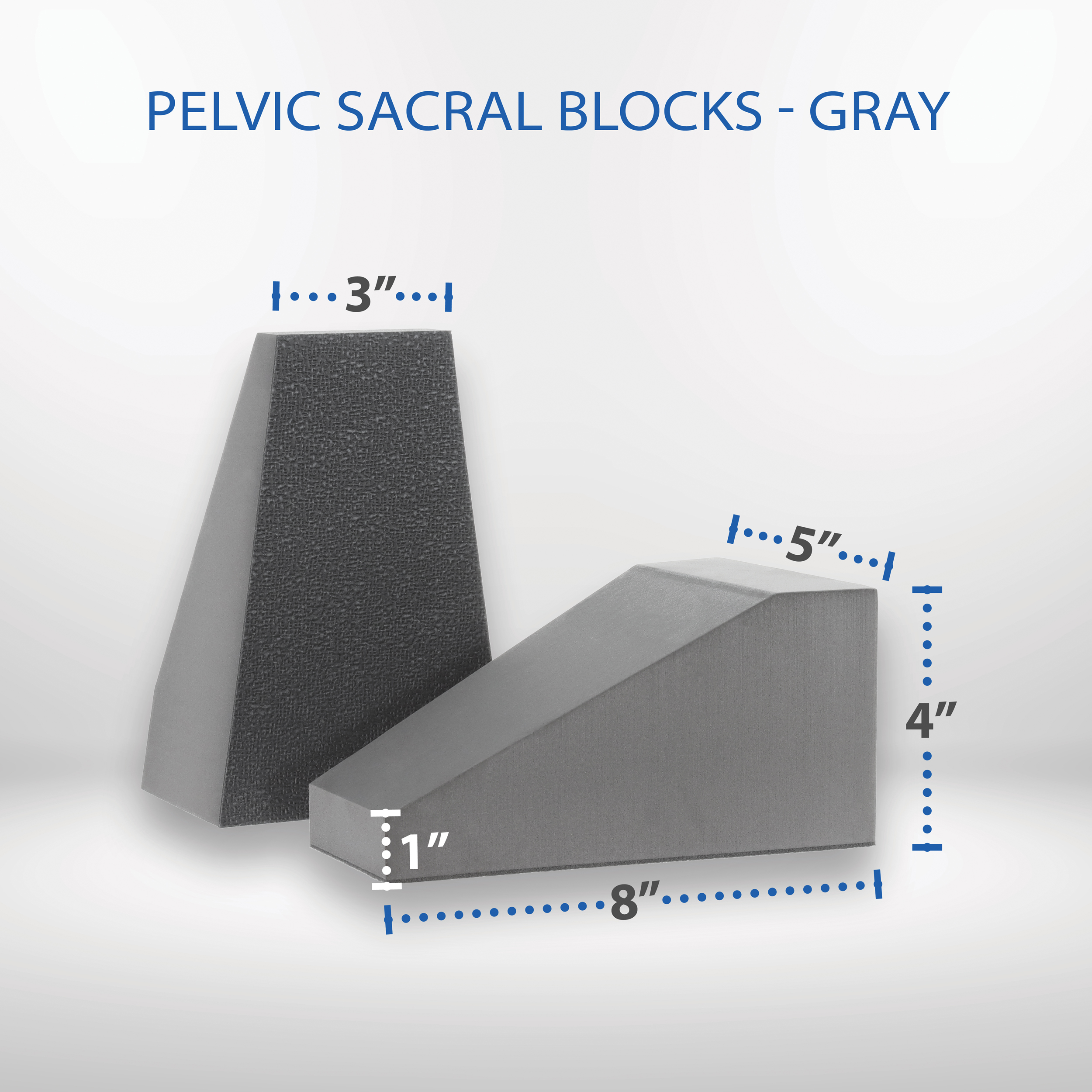 Dejarnette Type Style Pelvic Sacral Blocks | Black Sot Blocks |  Chiropractic Wedge Blocks, Pelvic Sacral Block Set for Chiropractor,  Physical Therapy