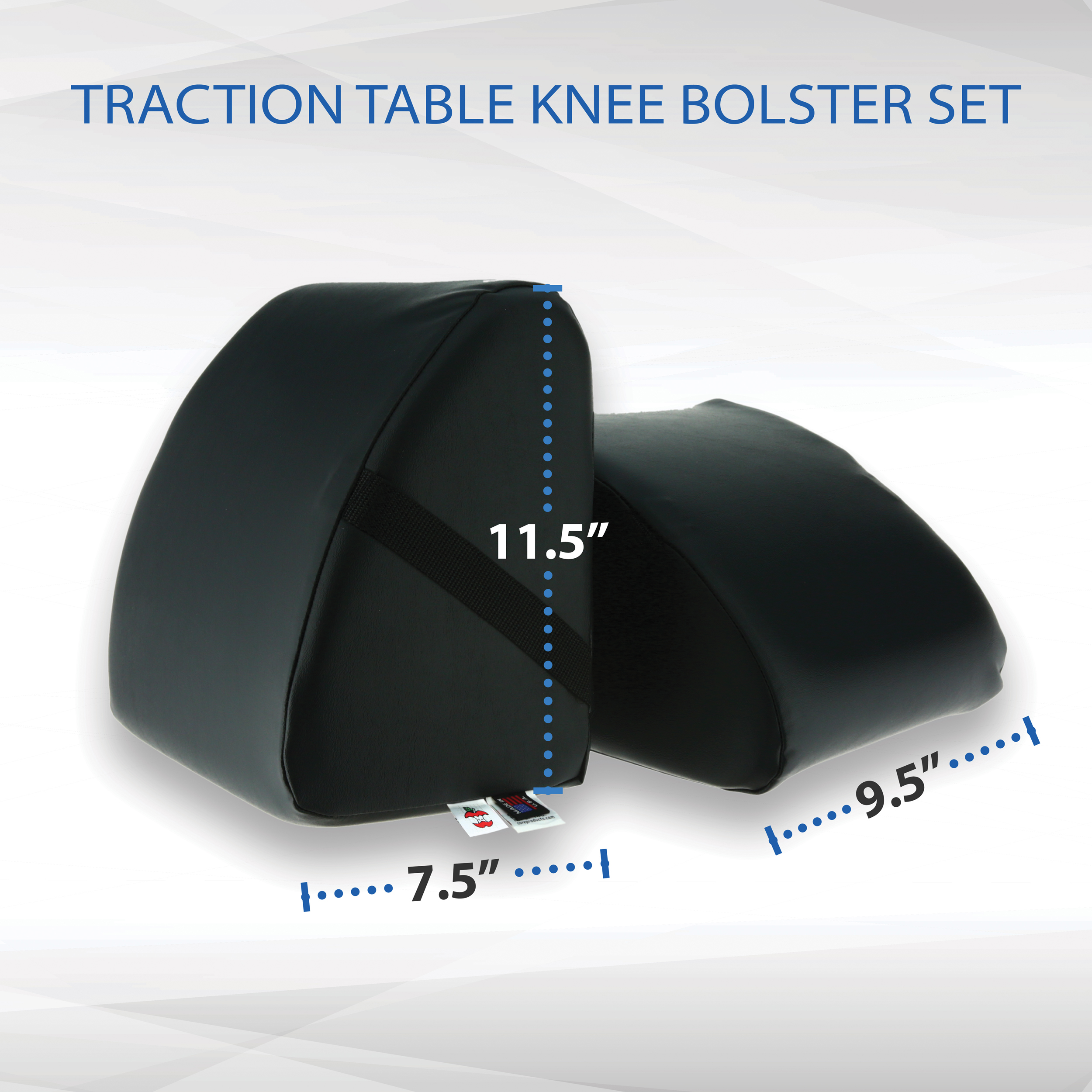 Traction Table Knee Bolster Set - Dual Height
