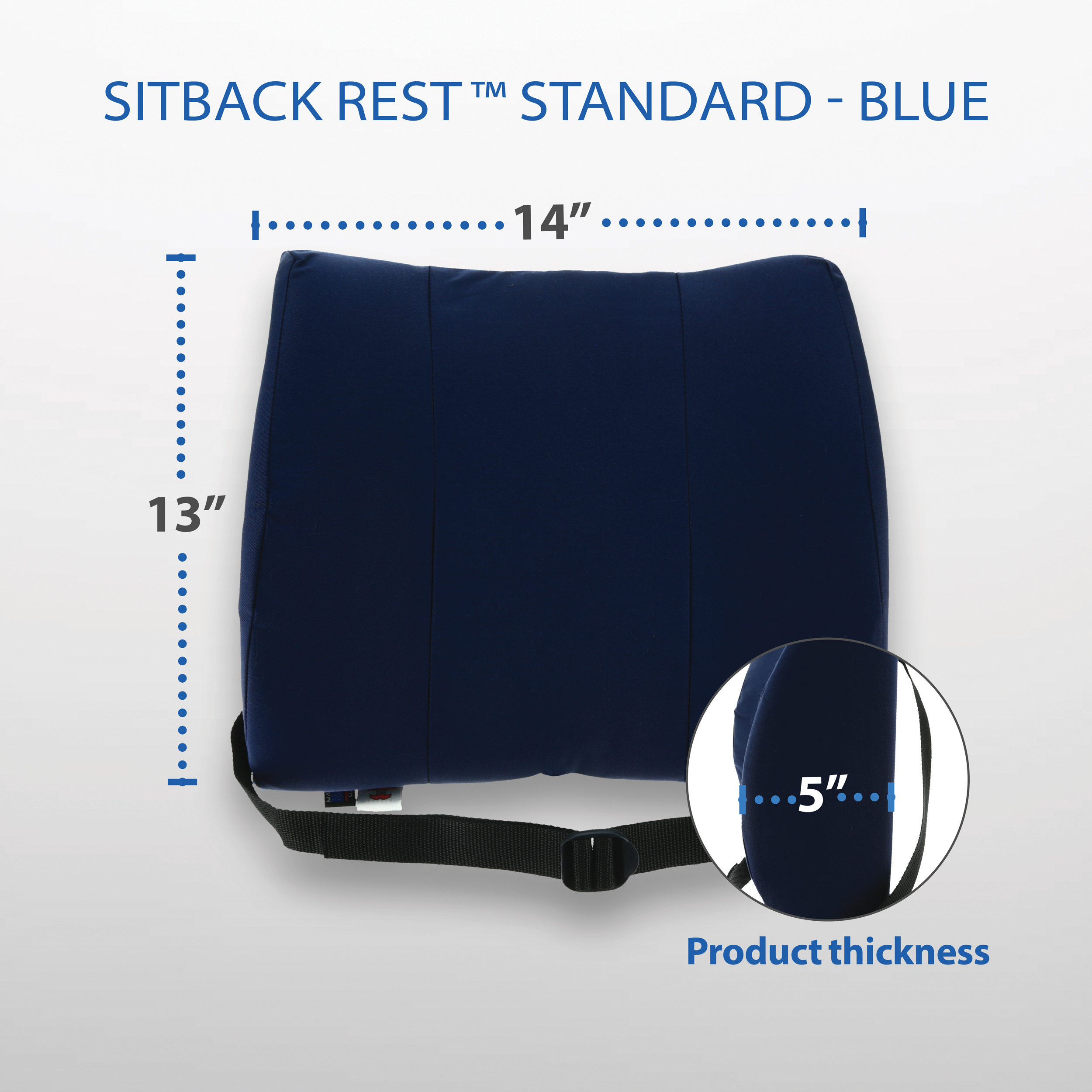 Sitback Mesh Backrest, Lumbar Support