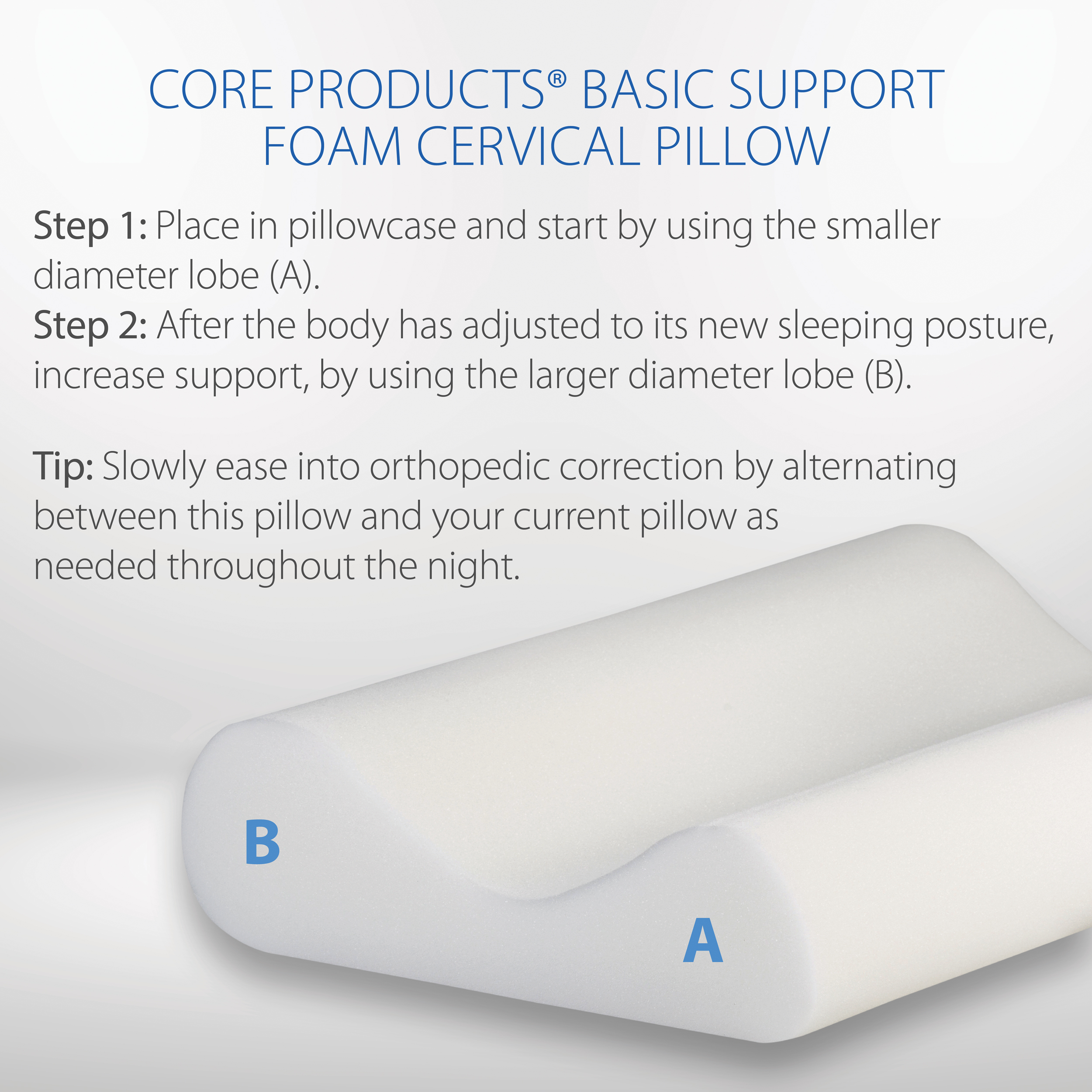 Basic Cervical™ Support Pillow - Neck Support Pillow