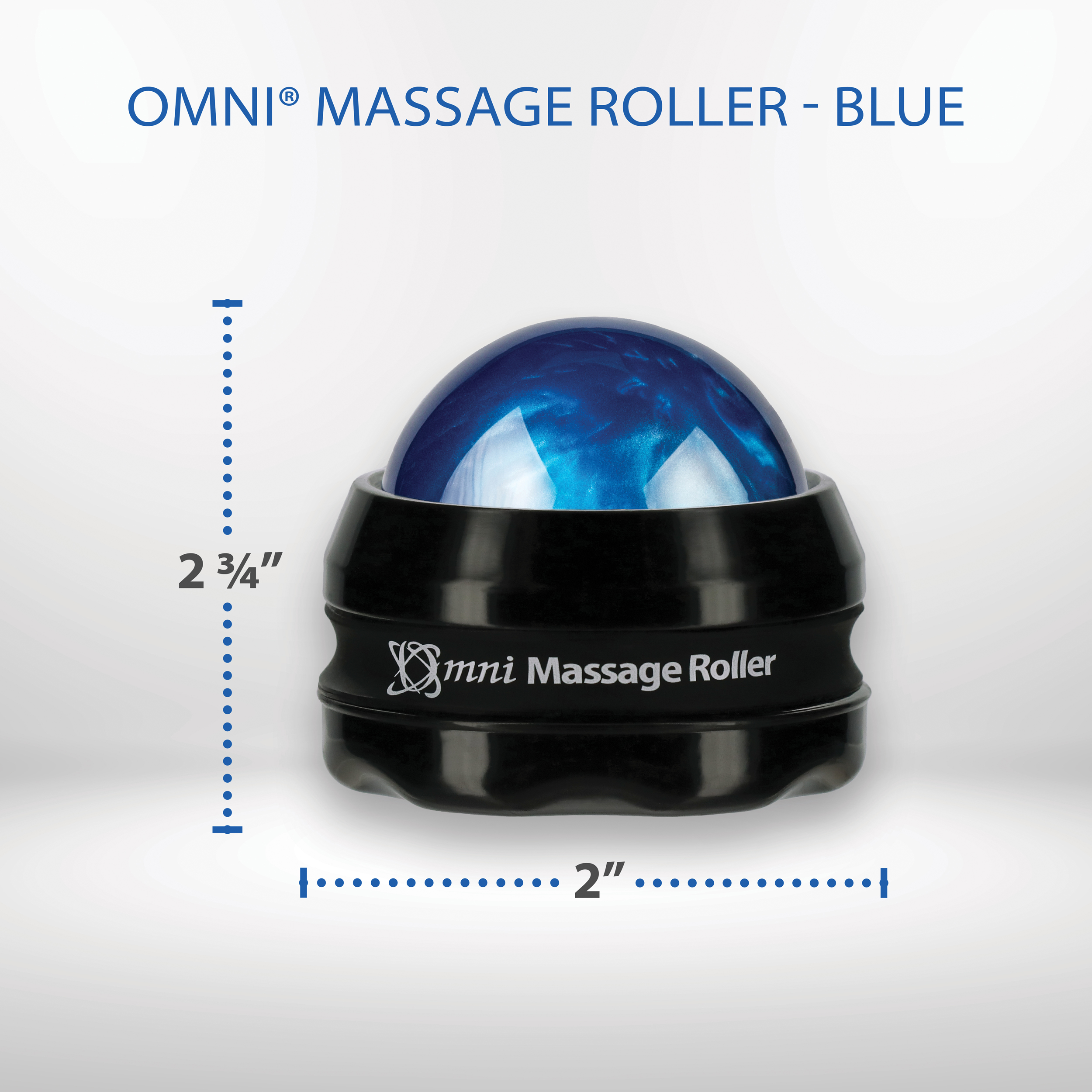 Omni Massage Roller, Easy to Use Handheld Roller Ball Massager