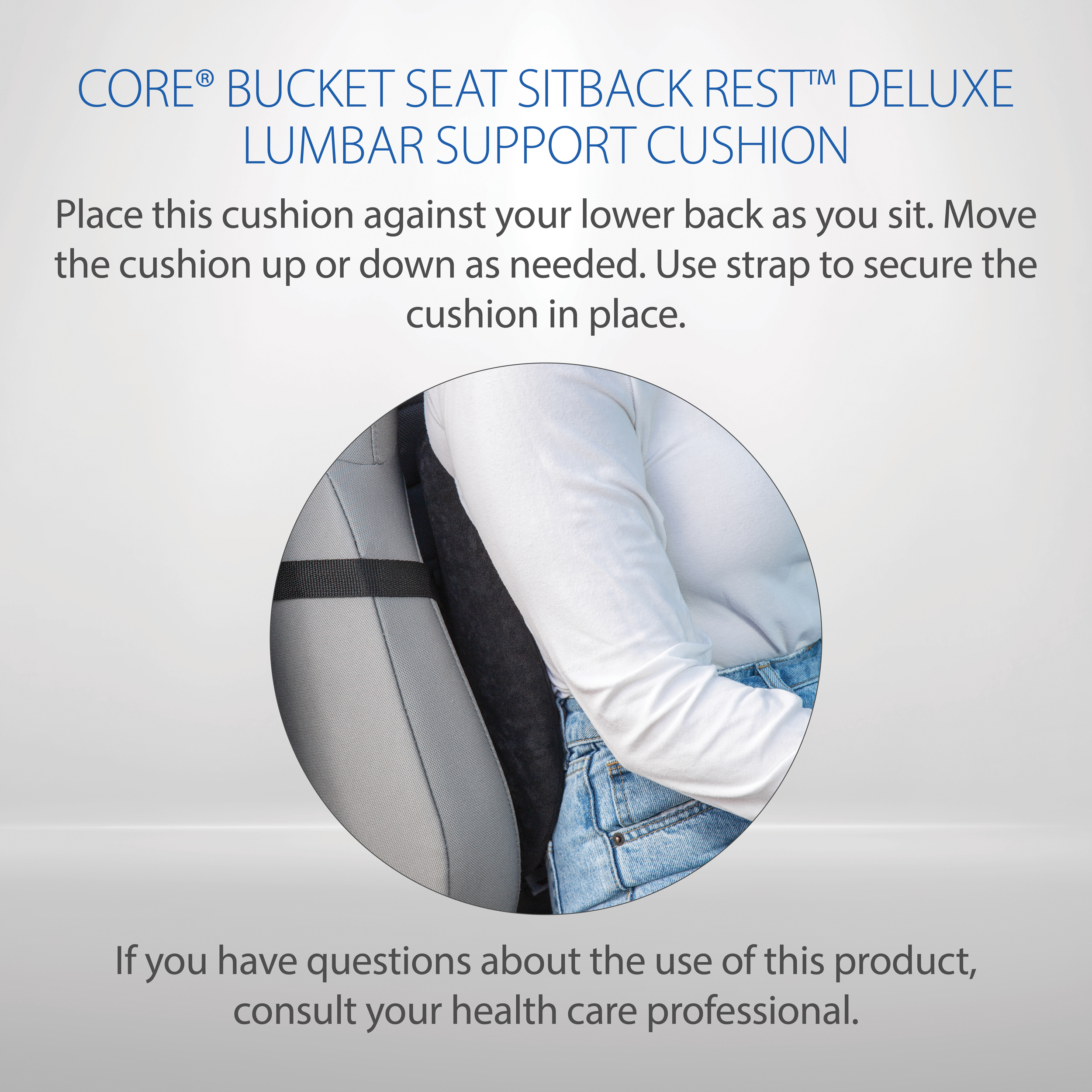 Duro-Med Contour Lumbar Cushion for Bucket SEATS