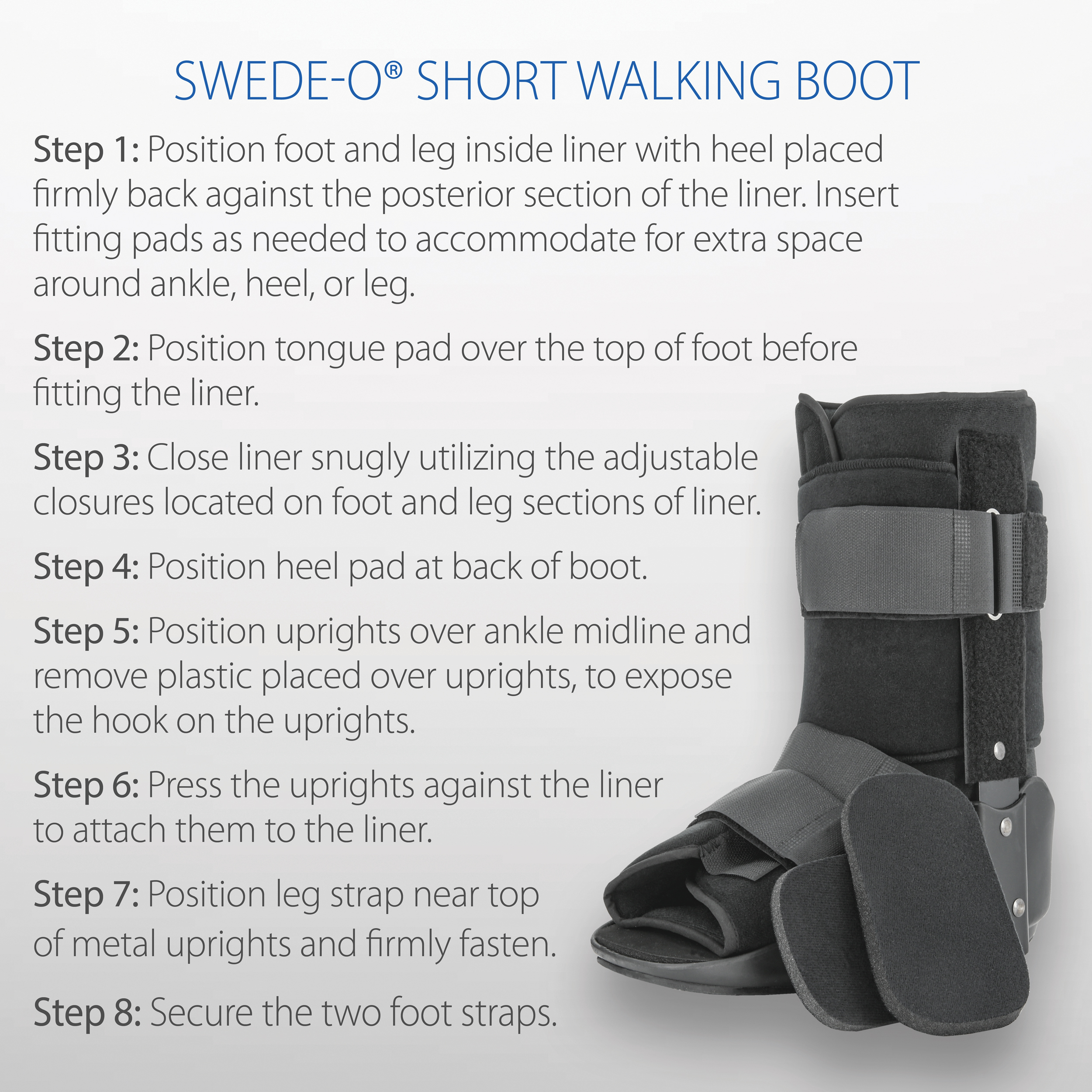 Swede-o Walking Boot, Short - Medium : Target
