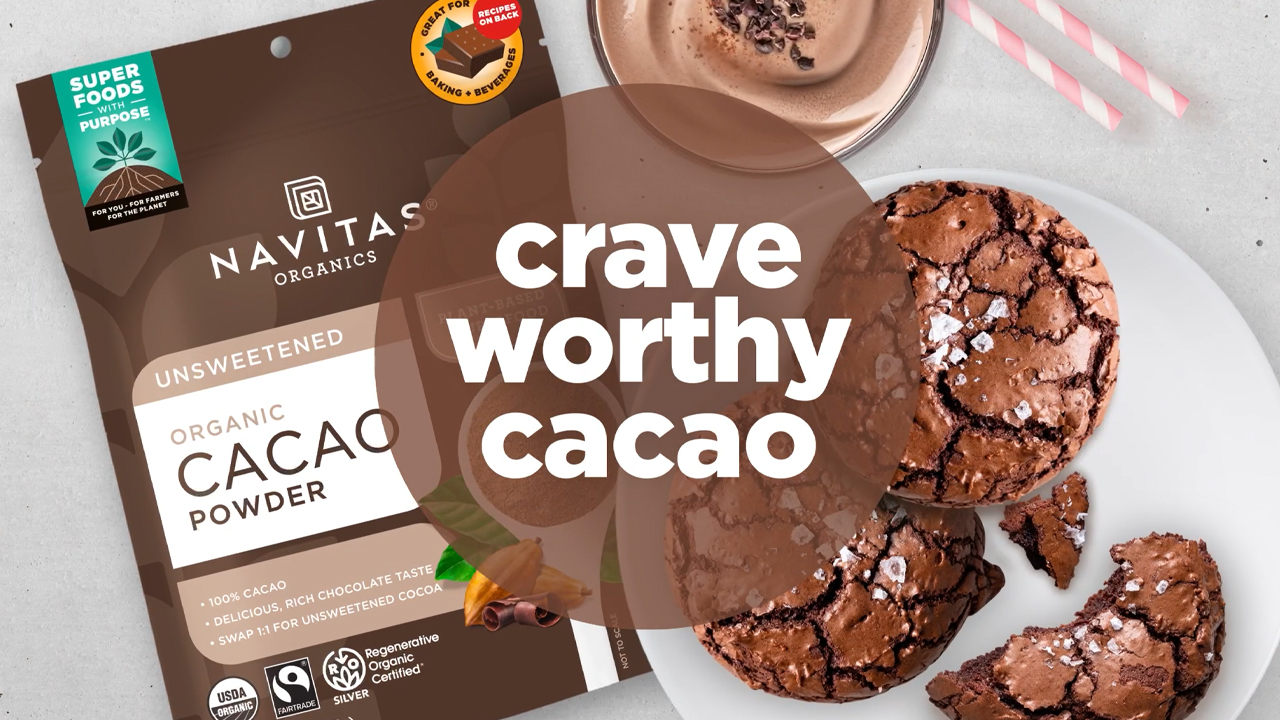 Organic Cacao Powder Unsweetened Navitas Organics