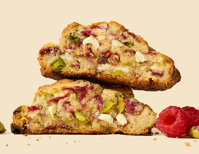 Raspberry Pistachio Cookie