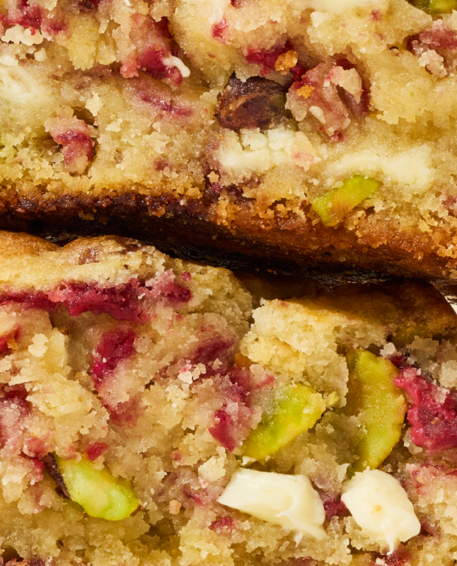 Raspberry Pistachio Cookie