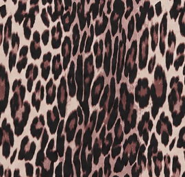 Leopard print cotton jersey baby t shirt