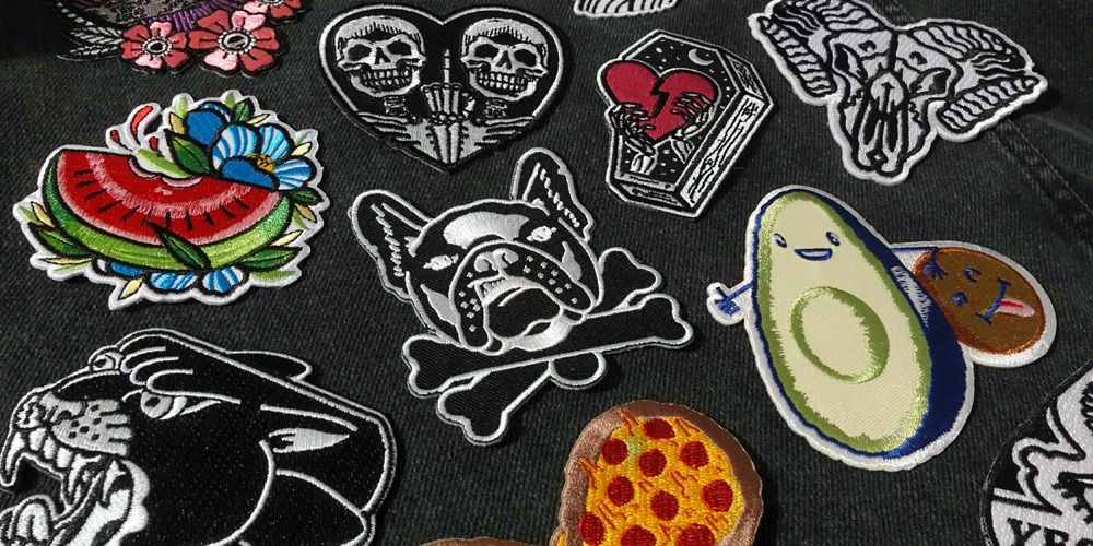 Cool Iron Patches for Clothes & Jackets  Iron on Skull Patches & More –  Custom Plugs