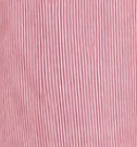 Petite red stripe cotton shirred bodice dress