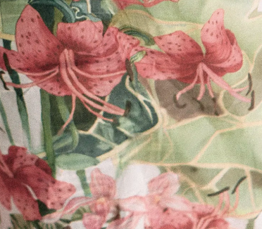Multi lotus print cotton pyjamas sleep mask