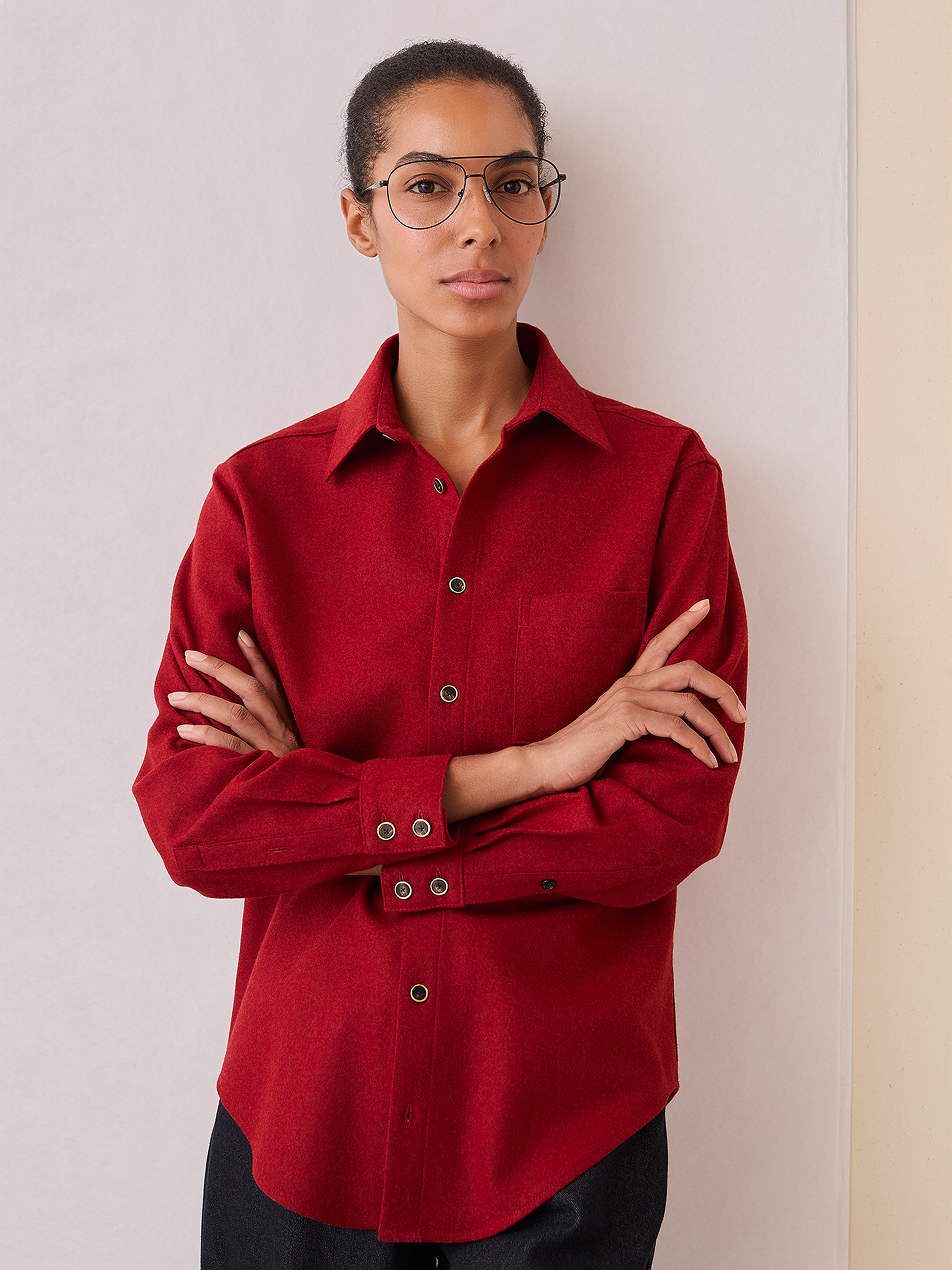 The New Oxford (Period Red Merino Wool)