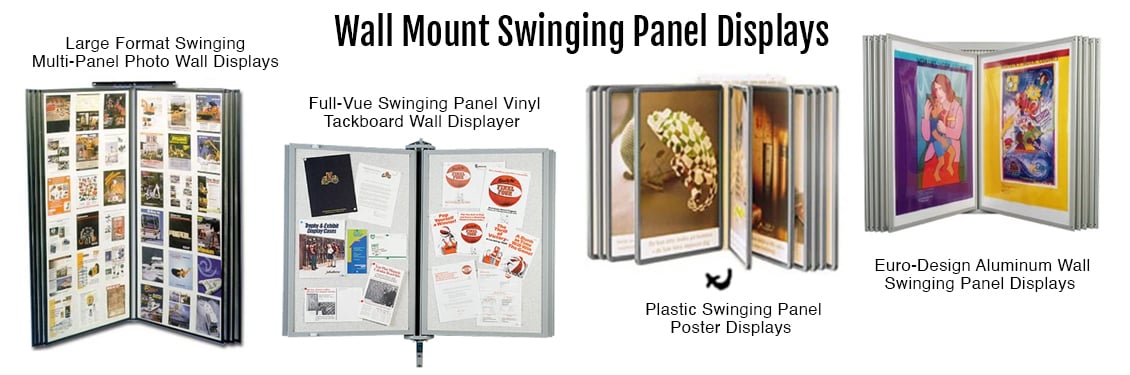Flip Panel displays - wall mounted or free standing!