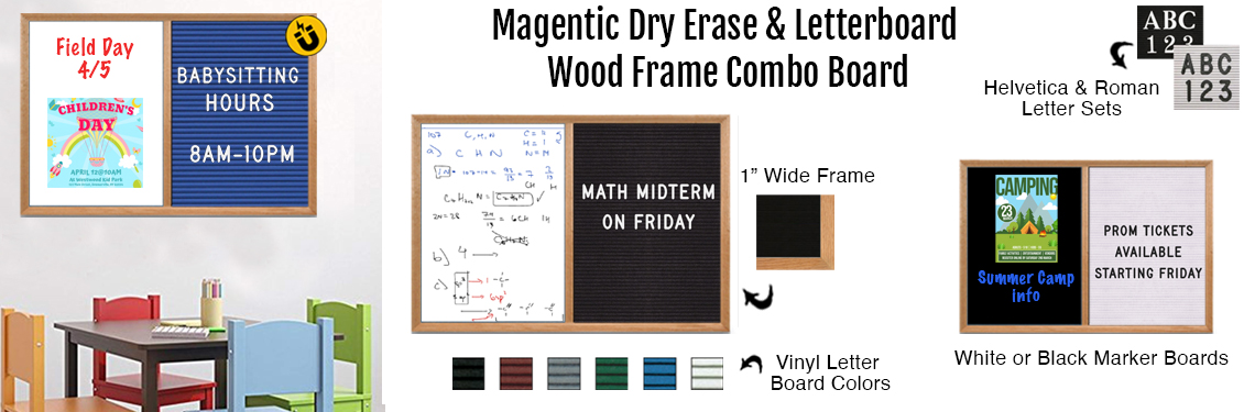 Magentic-Dry-Erase--Letterboard-Wood-Frame-Combo-Board--copy