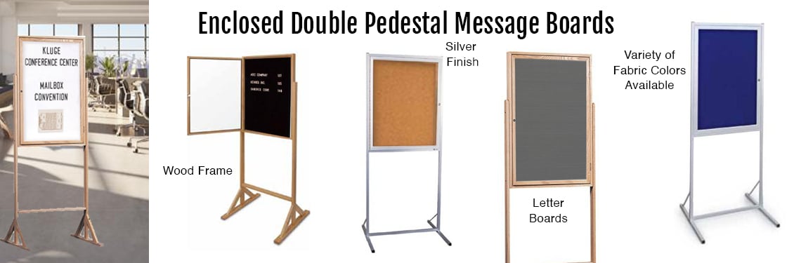 Enclosed-Double-Pedestal-Message-Boards-copy