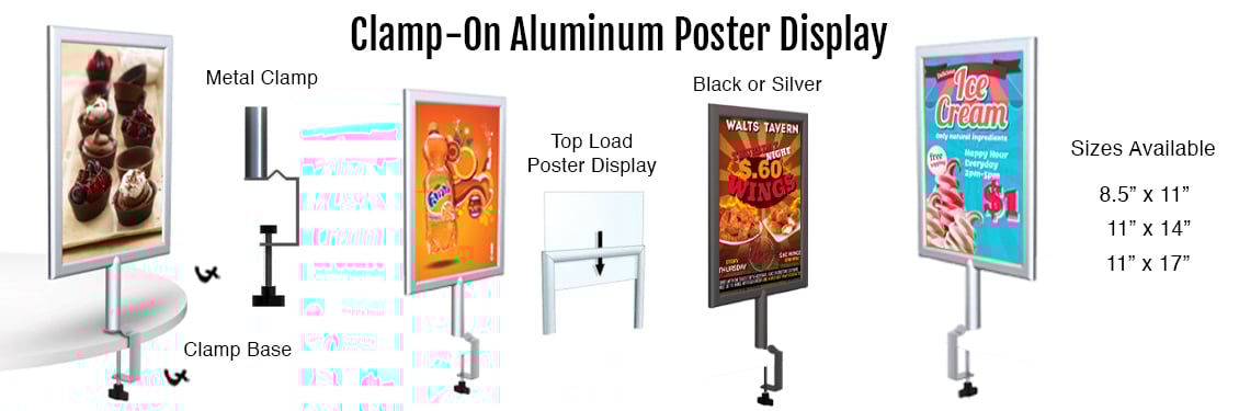 Clamp-On-Aluminum-Poster-Display-