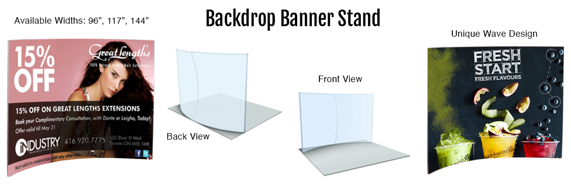 Backdrop Banner Stand – Displays4Sale