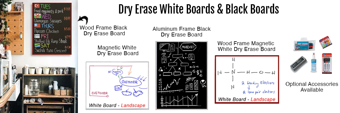 12x12 Magnetic White Dry Erase Marker Board with Wood Frame