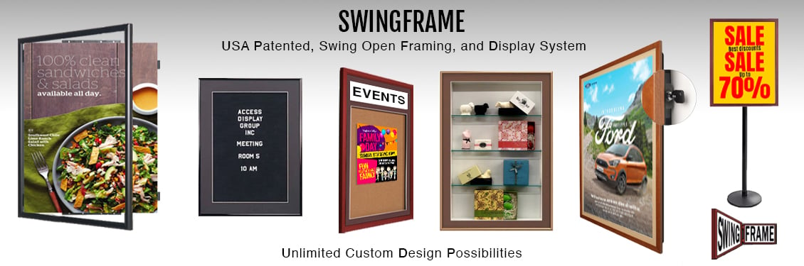 SwingFrame Carbon Steel Picture Frame 36x48
