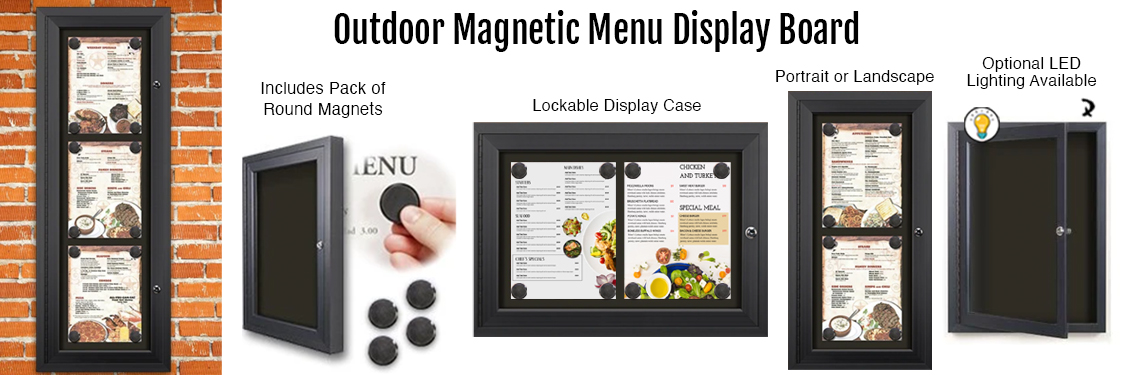 Outdoor-Magnetic-Menu-Display-Board-