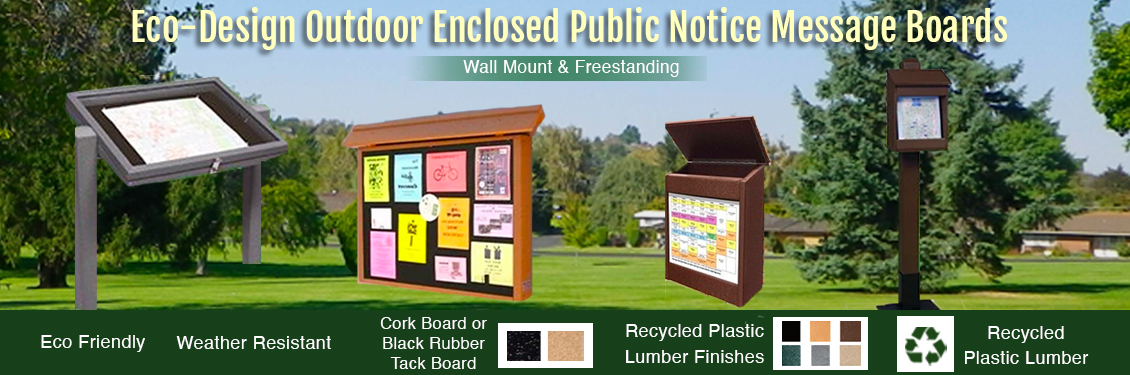 Eco-Design-Outdoor-Enclosed-Public-Notice-Message-Boards---Wall-Mount-and-Freestanding--copy