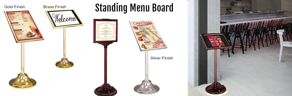 Standing Menu Board – Displays4Sale