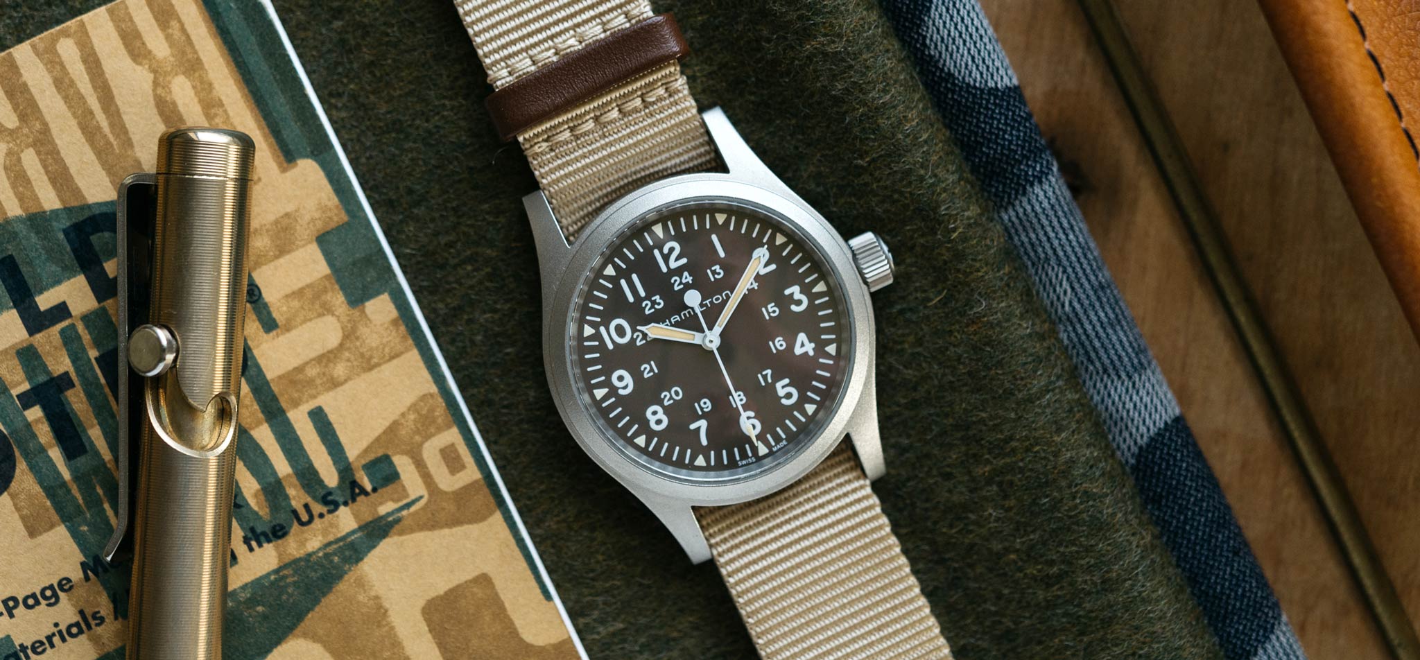 Hamilton Watch, Men's Swiss Automatic Khaki Field Stainless Steel Bracelet  42mm H70515137 - Macy's