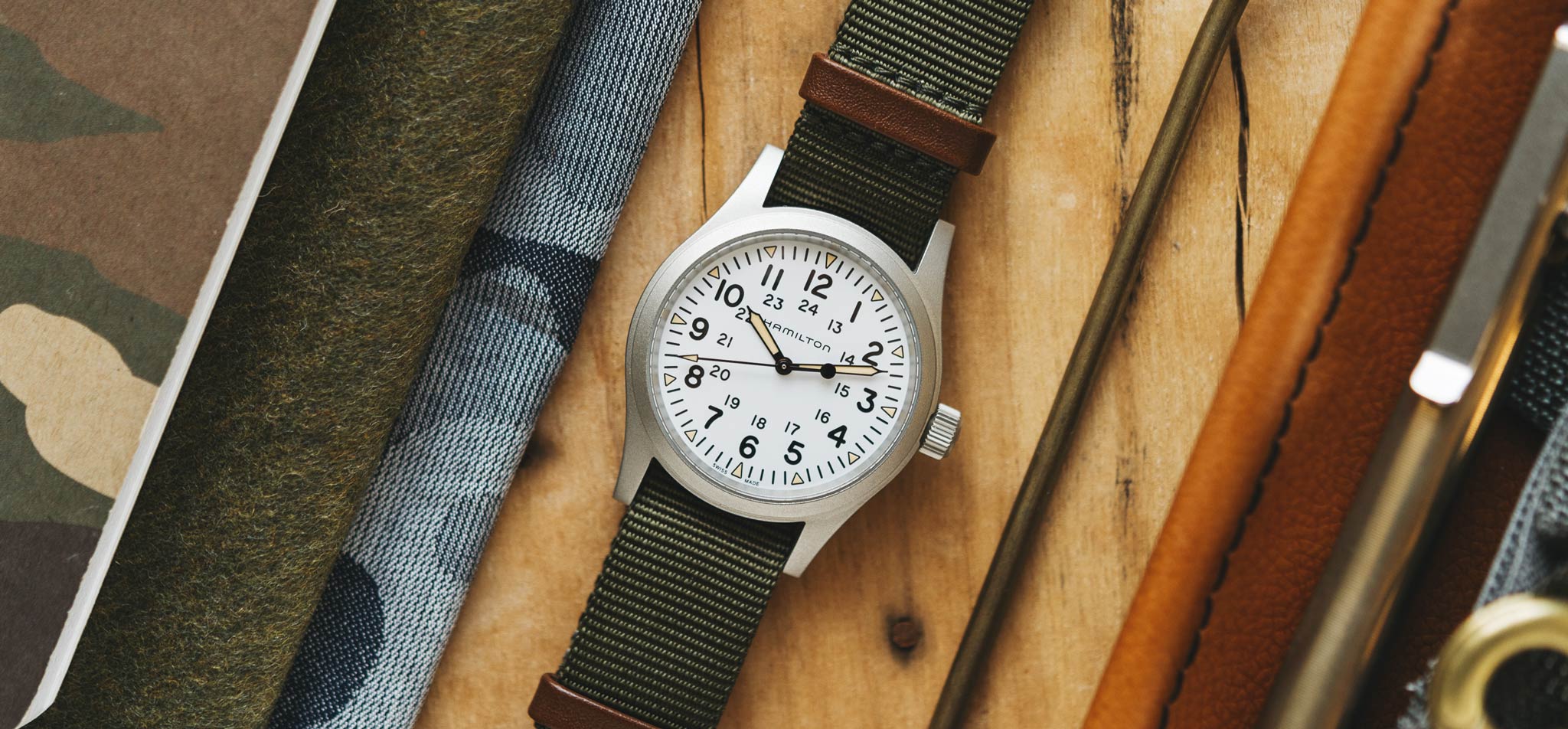 Hamilton Khaki Field Mechanical Windup Watch Shop