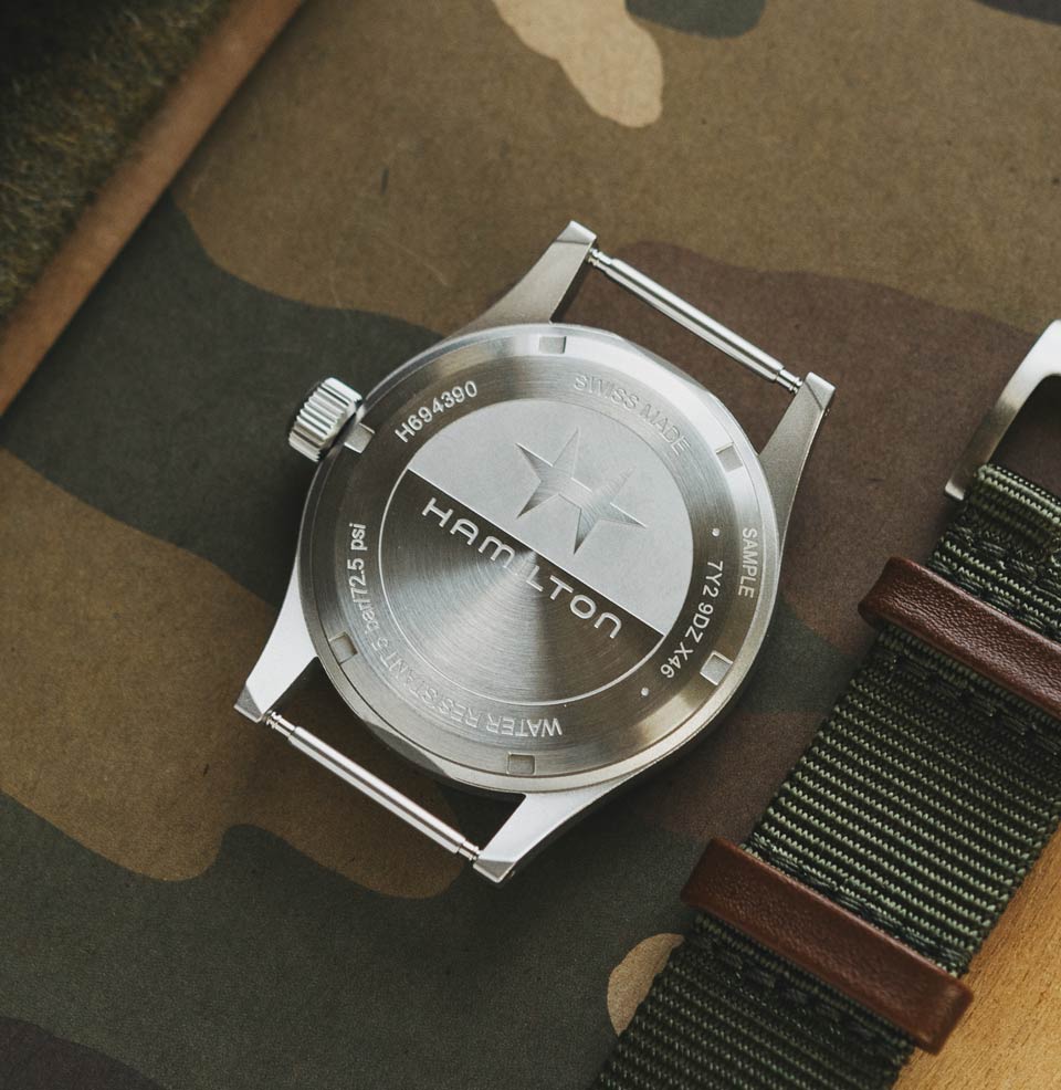 Khaki Field Mechanical 80-hr power reserve 