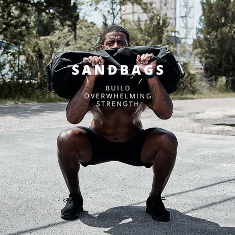 Sand Bags Gym Weight Bag Exercises Rubberbanditz Sandbag Sandbag