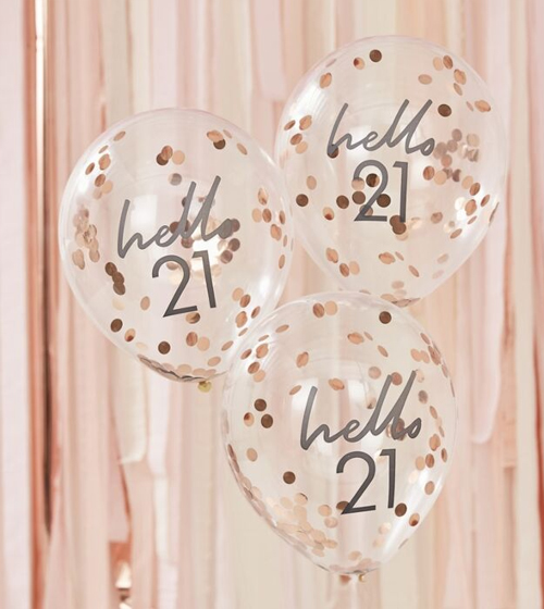 21st Birthday Party - Decorations, Tableware & Balloons!