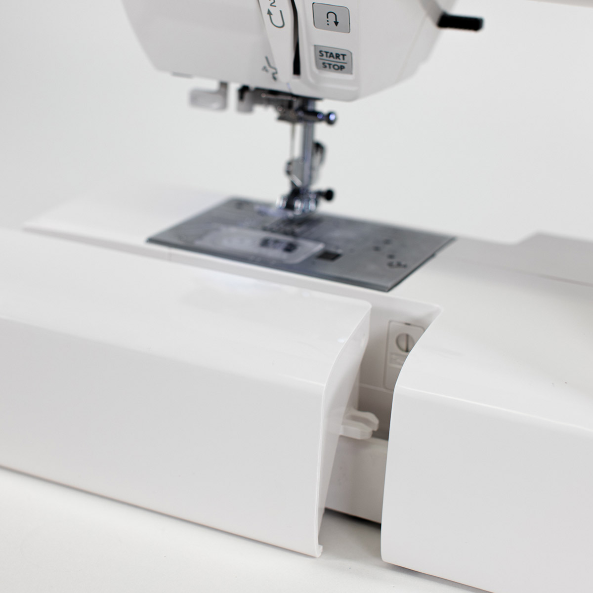 Janome 360DC Storage unit and free arm