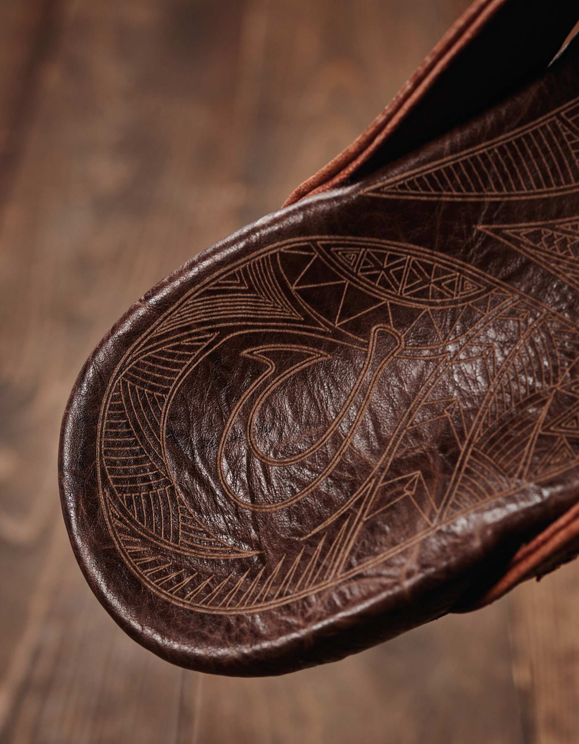 OluKai Hiapo Lava Rock Men’s Leather Beach Sandals