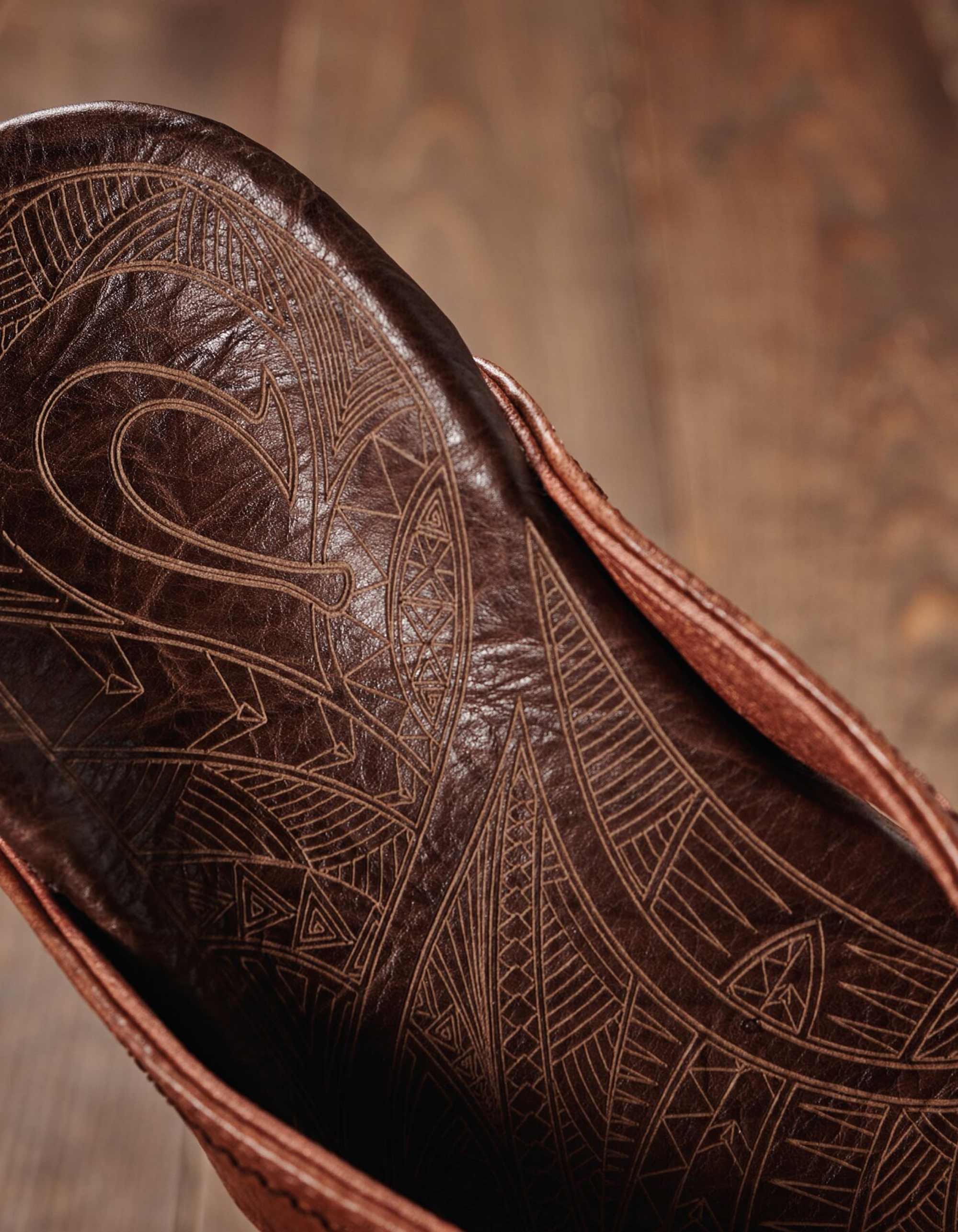 OluKai Hiapo Lava Rock Men’s Leather Beach Sandals