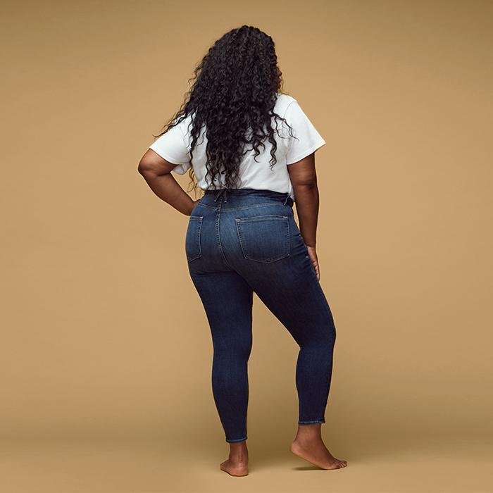 girl in jeans size 16