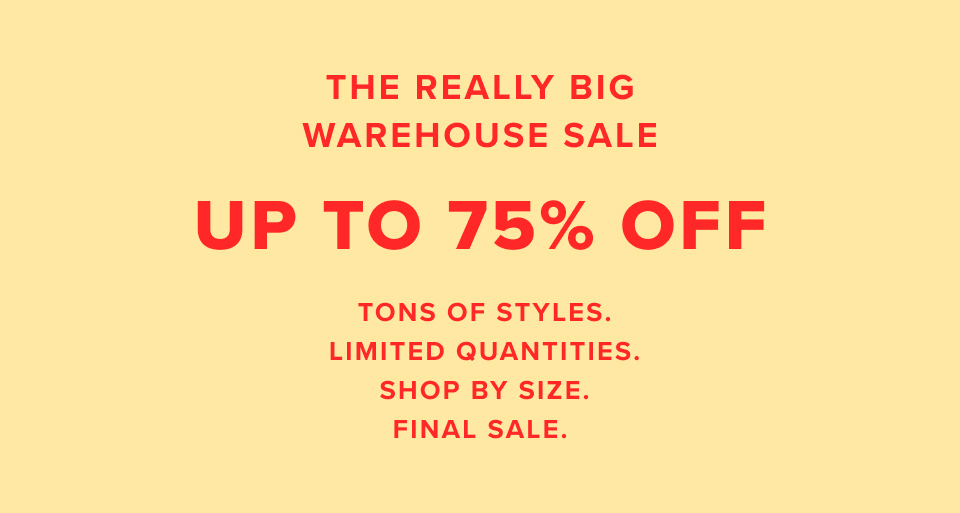 Warehouse Sale