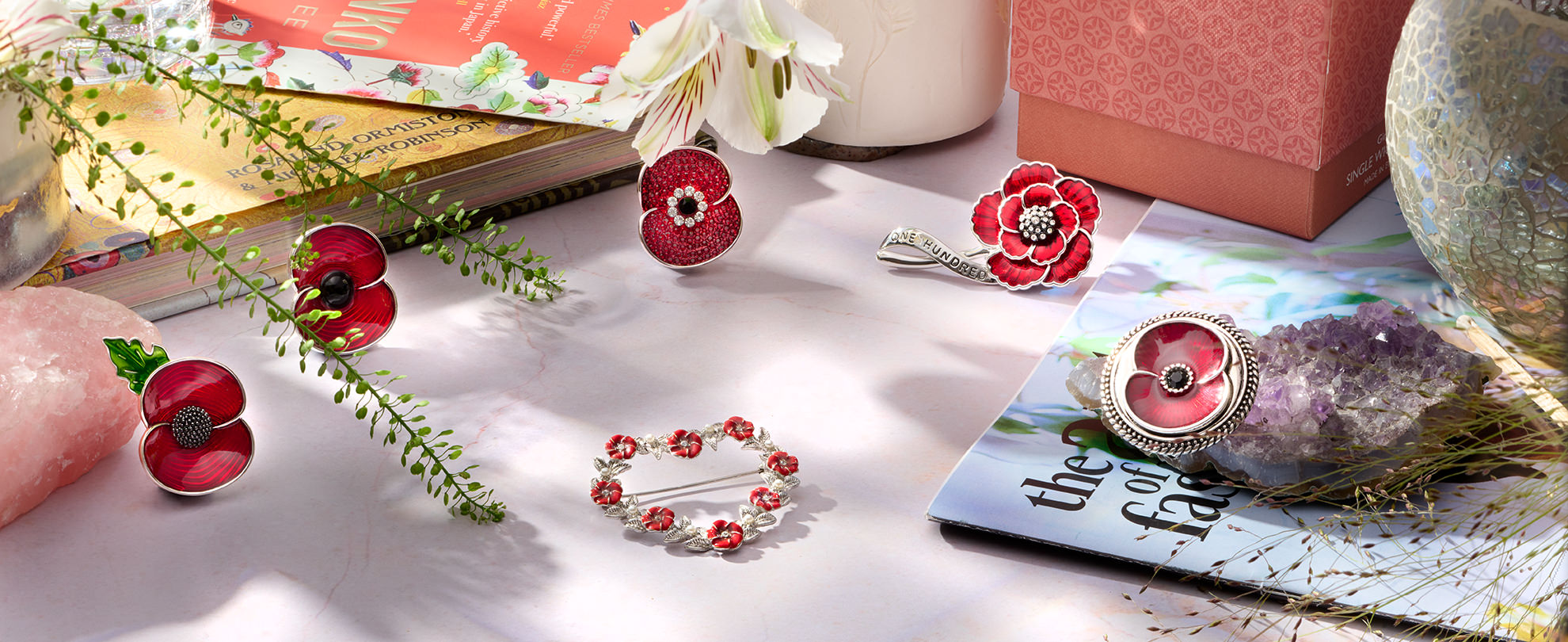 Poppy Pins & Brooches