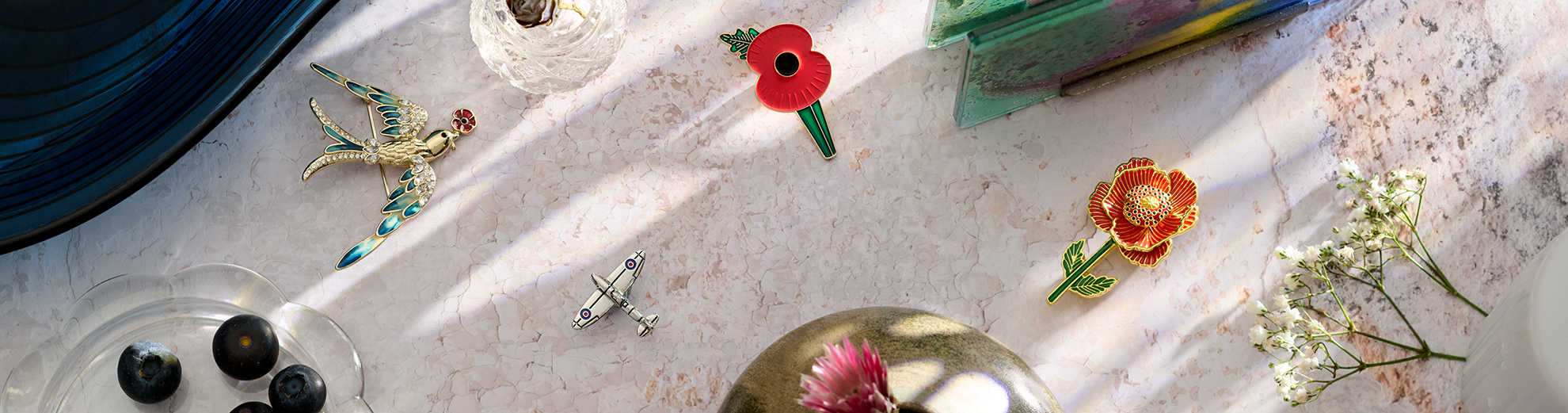 Poppy Pins & Brooches