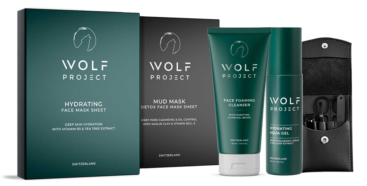 Wolf Project Hydrating Face Sheet Mask For Men