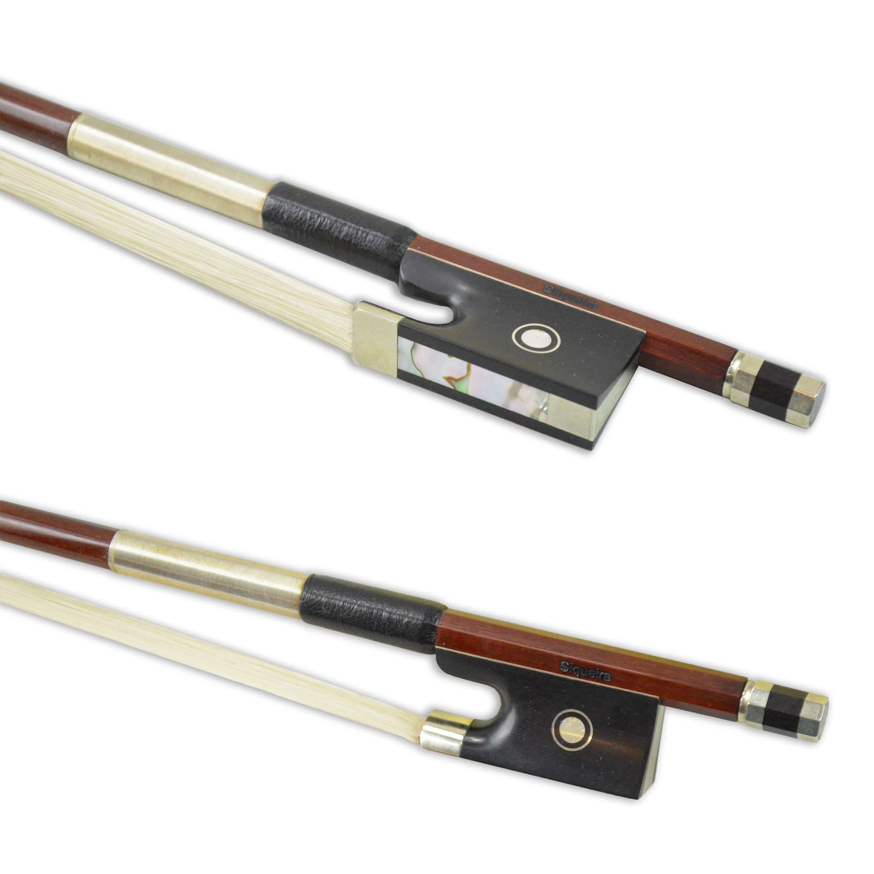L'archet Brasil Nickel Fully-Mounted Violin Bows in action