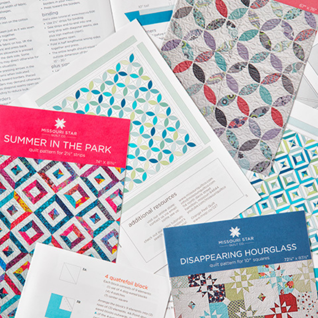 buy precut patterns for quilting from your favorite designers.