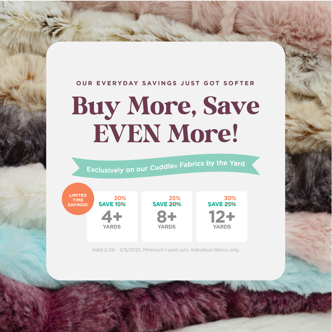 Shannon Cuddle Fabric Cuddle Cloth Shannon Minky Fabric