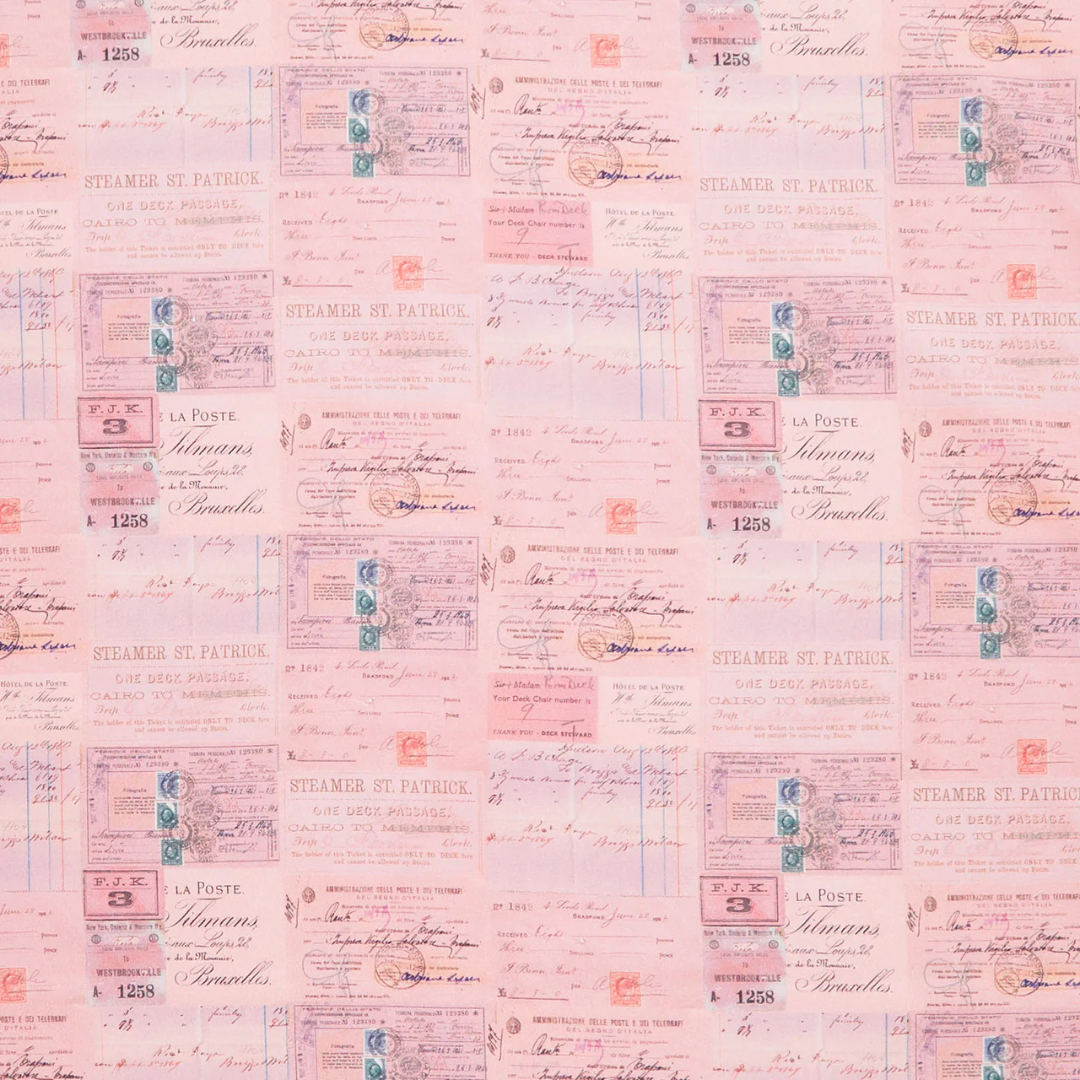 browse a variety of quilt fabrics inspired by vintage prints and ephemera.
